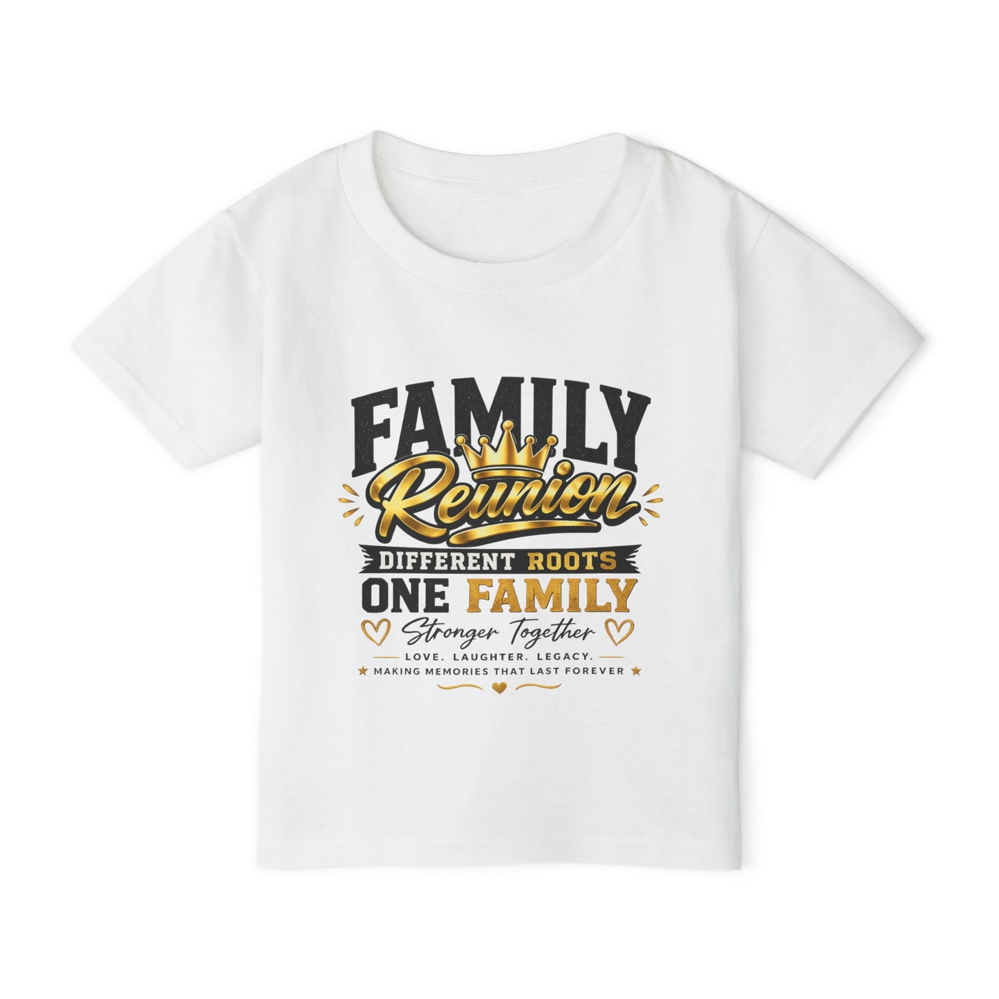 Family Reunion Toddler T‑Shirt — "Different Roots One Family" Kids Tee