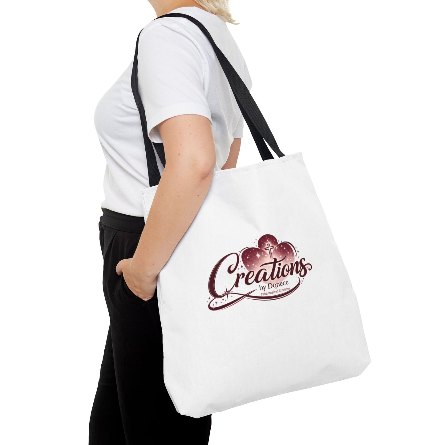 Creations Floral Logo Tote Bag – Branded Reusable Shopping & Gift Tote