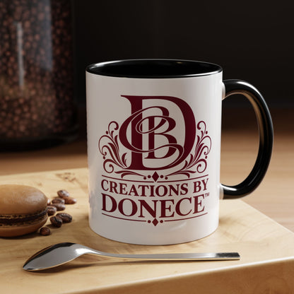 Creations by Donece Logo Accent Coffee Mug (11/15oz)