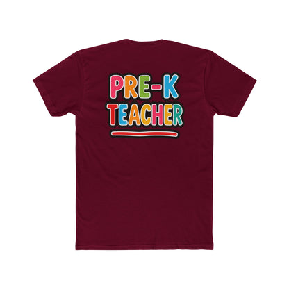 Pre-K Teacher T-Shirt — Colorful Retro Kids Classroom Tee