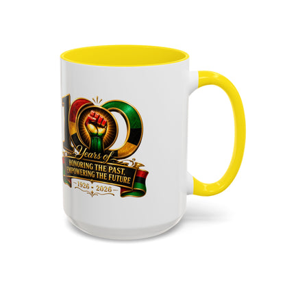 100 Years Commemorative Coffee Mug — "Honoring the Past, Empowering the Future"