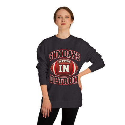 Sundays in Detroit Football Sweatshirt