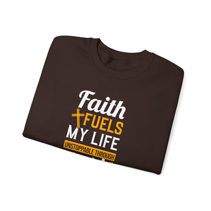 Faith Fuels My Life Christ Sweatshirt