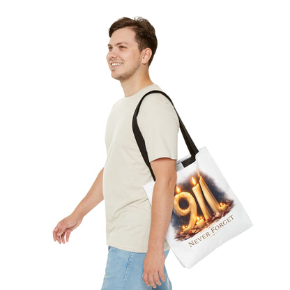 9/11 Never Forget Memorial Tote Bag