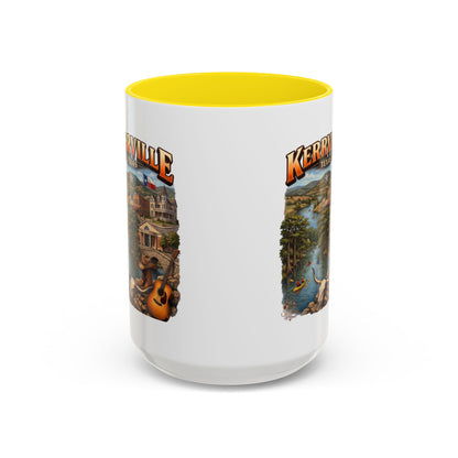 Kerrville Texas Souvenir Coffee Mug — Scenic Riverfront Design (11/15oz)