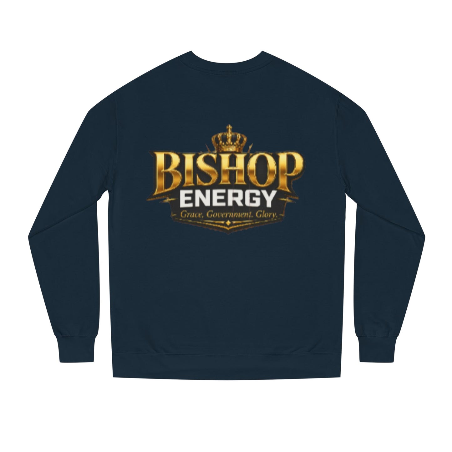 Bishop Energy Crewneck Sweatshirt — Gold Crown Logo Streetwear