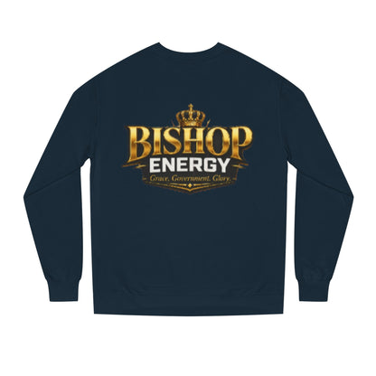 Bishop Energy Crewneck Sweatshirt — Gold Crown Logo Streetwear