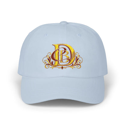 Embroidered Gold Monogram Dad Cap