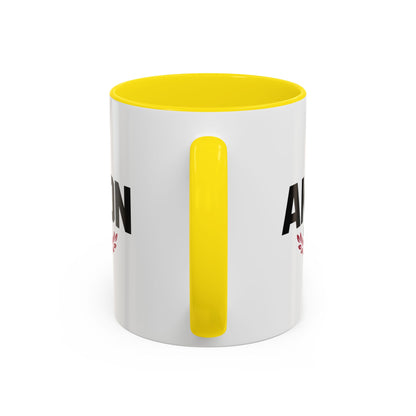Akron Est. 1825 Accent Coffee Mug — Vintage City Pride Ceramic Mug