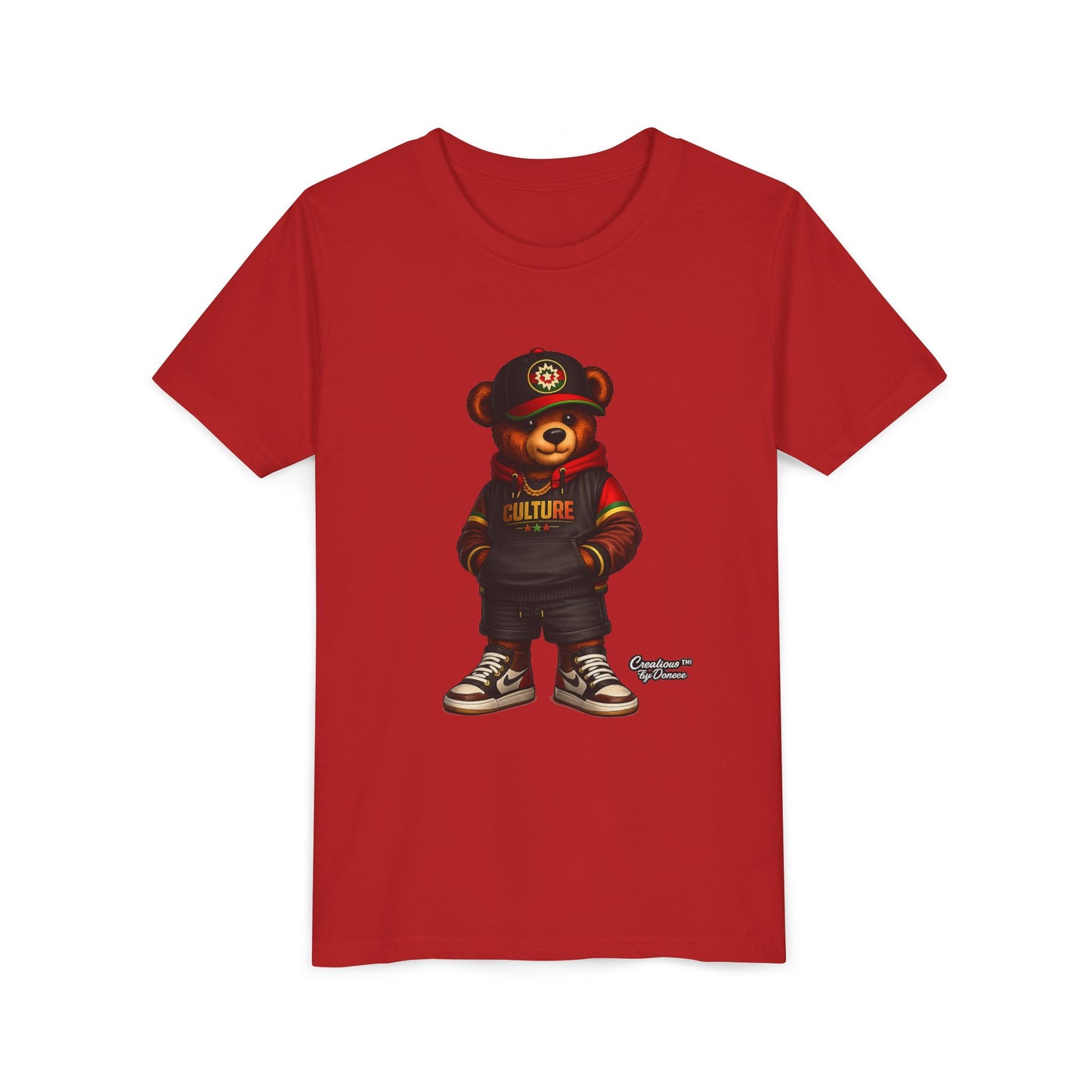 Youth Tee — Urban Bear "Culture" Graphic