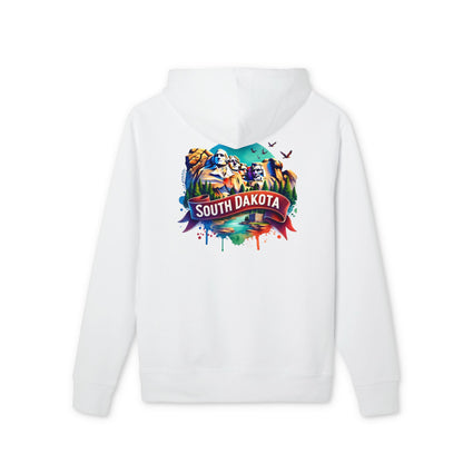 South Dakota Hoodie — Colorful Mount Rushmore Travel Sweatshirt