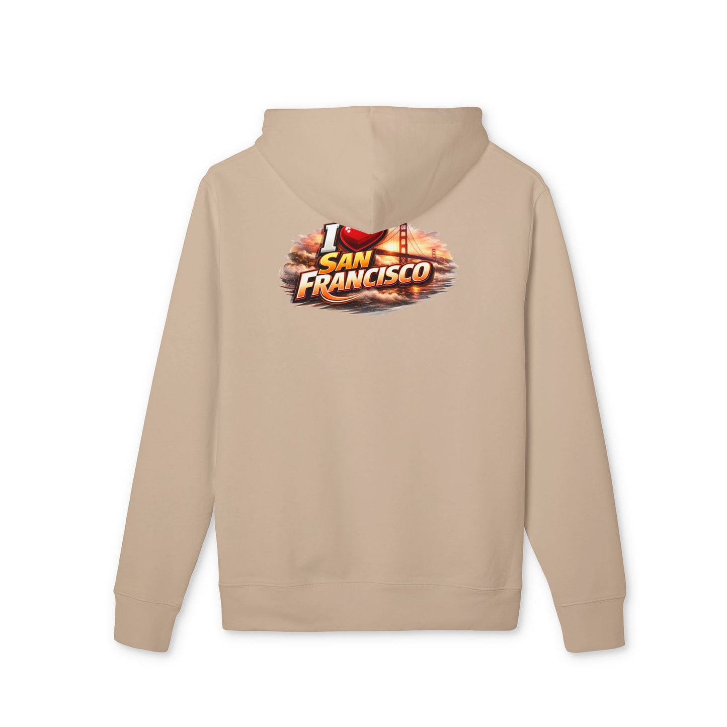 I Love San Francisco Hoodie — Retro City Skyline Graphic