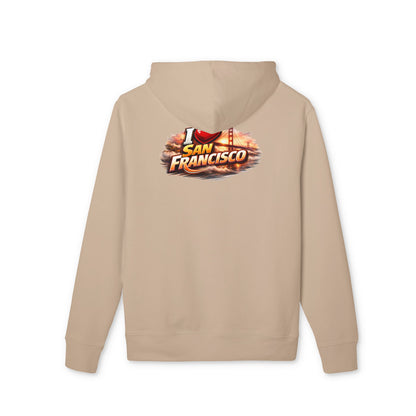 I Love San Francisco Hoodie — Retro City Skyline Graphic