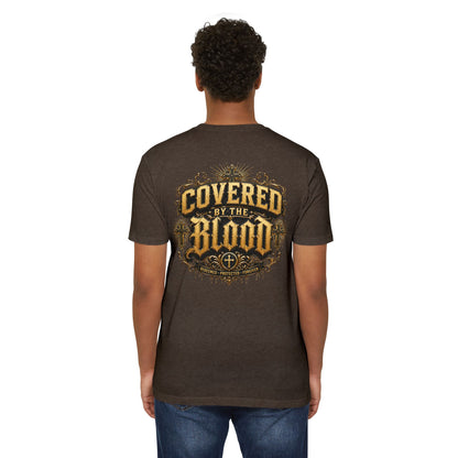 Covered by the Blood T-Shirt — Christian Faith Cross Graphic Tee