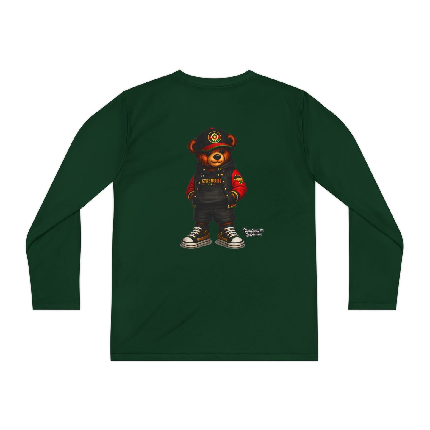 Youth Long Sleeve Tee — Urban Bear Graphic