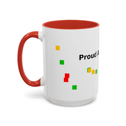 Autism Proud Mom Accent Coffee Mug – 11/15oz Color Accent