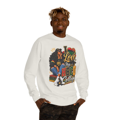 I Love My HBCU College Crewneck Sweatshirt