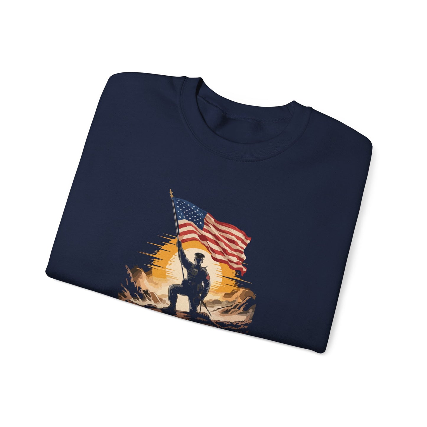 Navy Built • American Made  Sweatshirt