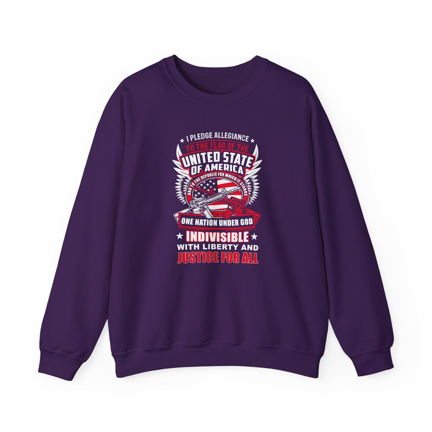 I Pledge Allegiance To the Flag of the of America The Reporlic for Which It Stands One Nation Under God Indivisible With Liberty and Justice for All Sweatshirt