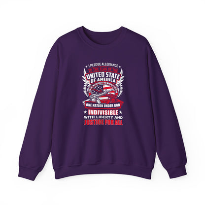 I Pledge Allegiance To the Flag of the of America The Reporlic for Which It Stands One Nation Under God Indivisible With Liberty and Justice for All Sweatshirt