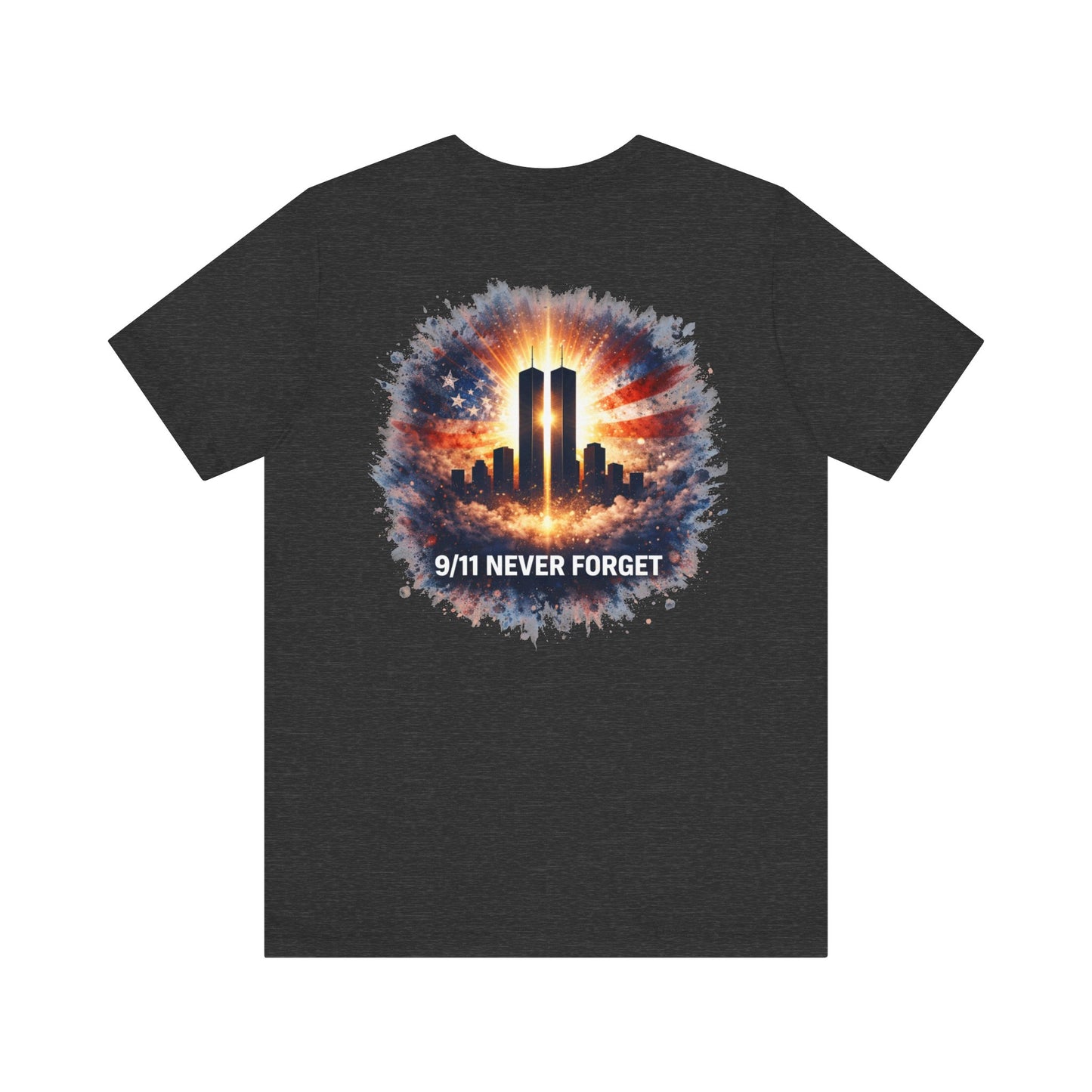 9/11 Never Forget T-Shirt — Twin Towers Tribute Tee