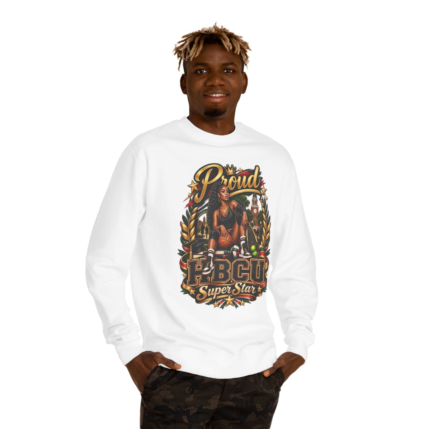 HBCU Proud Superstar Crewneck Sweatshirt