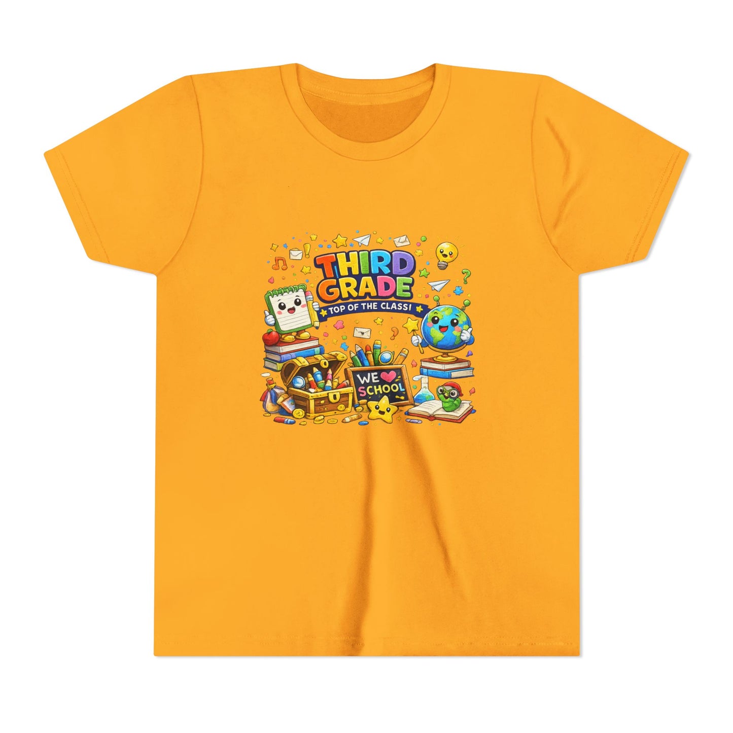 Third Grade Kids Tee — "Third Grade Out of the Classroom" Back-to-School Youth Shirt