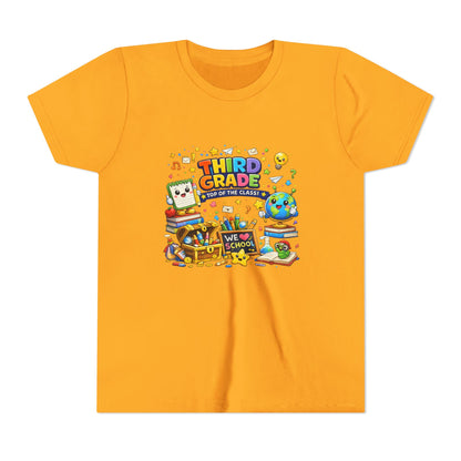 Third Grade Kids Tee — "Third Grade Out of the Classroom" Back-to-School Youth Shirt
