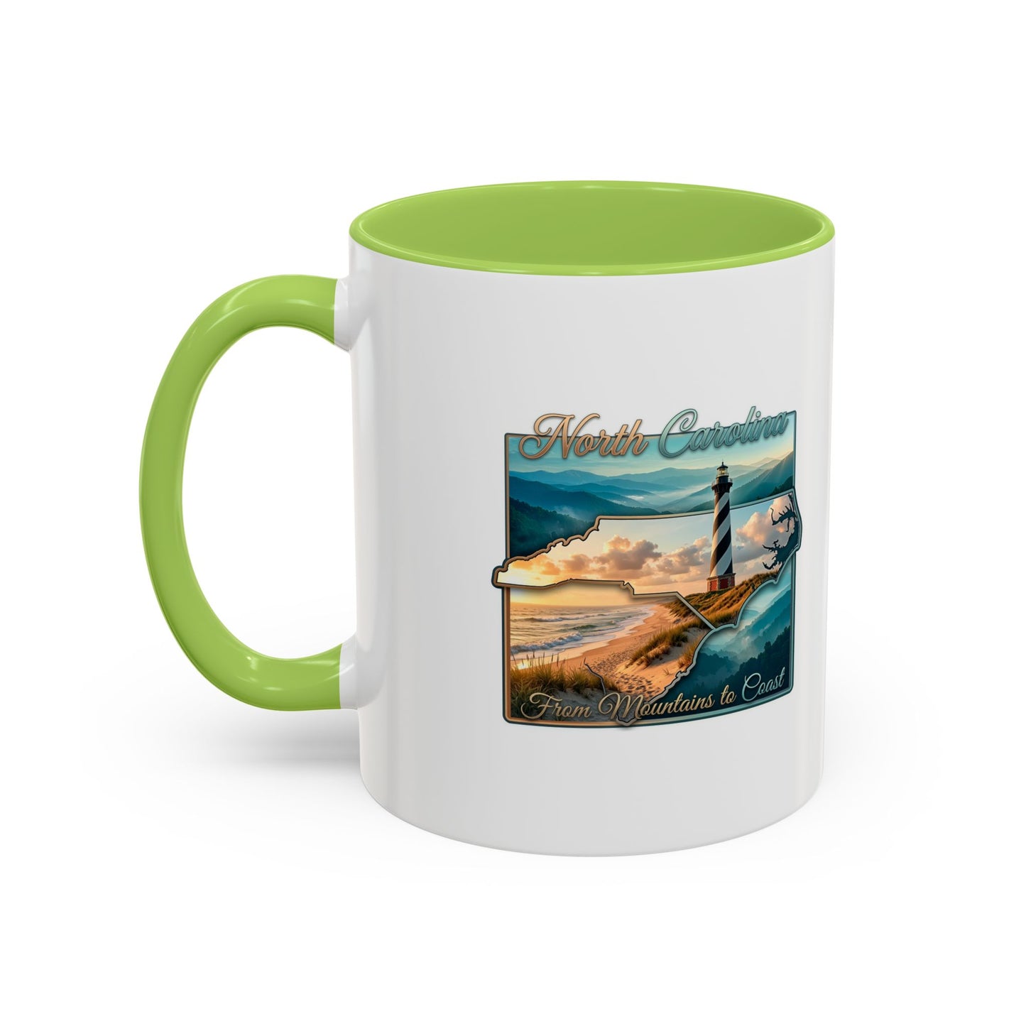 Coastal Lighthouse Coffee Mug – From Mountains to Coast Accent Mug