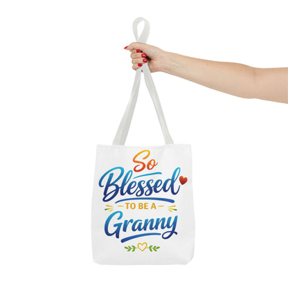 So Blessed to Be a Granny Tote Bag — Gift Tote for New Grandmothers