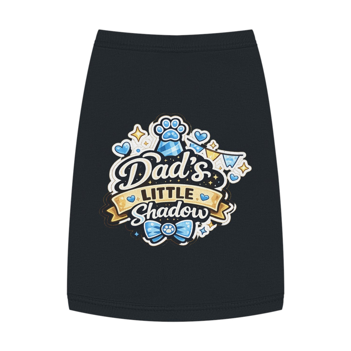 Pet Tank Top - "Dad's Little Shadow" Cute Dog Shirt for Father’s Day & Pet Lovers