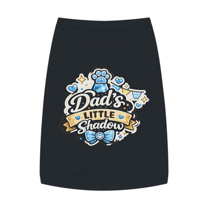 Pet Tank Top - "Dad's Little Shadow" Cute Dog Shirt for Father’s Day & Pet Lovers