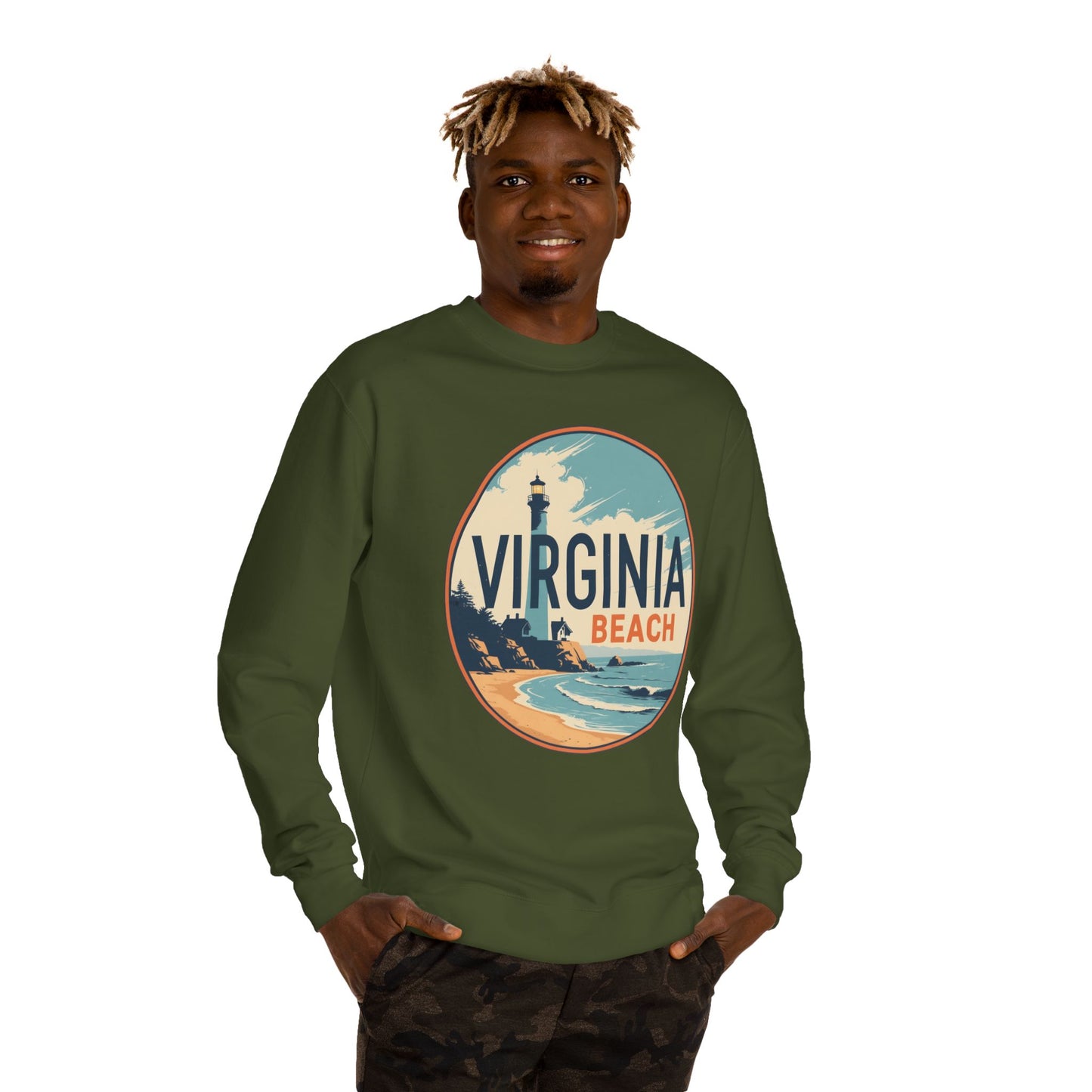 Virginia Beach Retro Lighthouse Sweatshirt