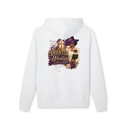 Anointed Woman Hoodie — Christian Faith Pullover with Scripture-Inspired Design