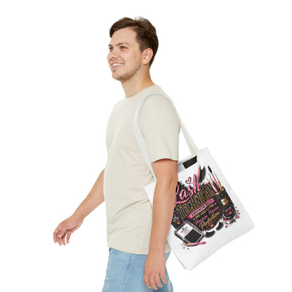 Lash Technician Tote Bag — Glam Beauty Artist Gift, ‘Lash Technician: Enhancing Beauty’ Design