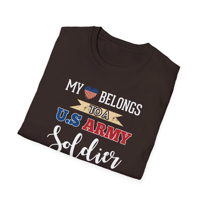 My Heart Belongs To A U.S. Army Soldier T-Shirt