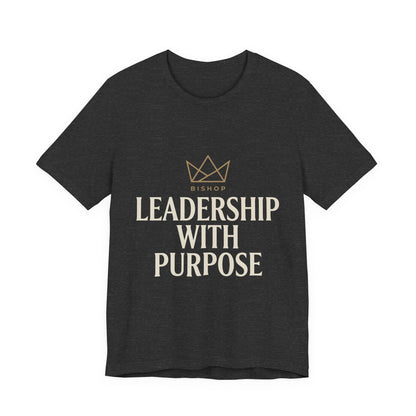 Leadership With Purpose Tee — Inspirational Crown Graphic T-Shirt