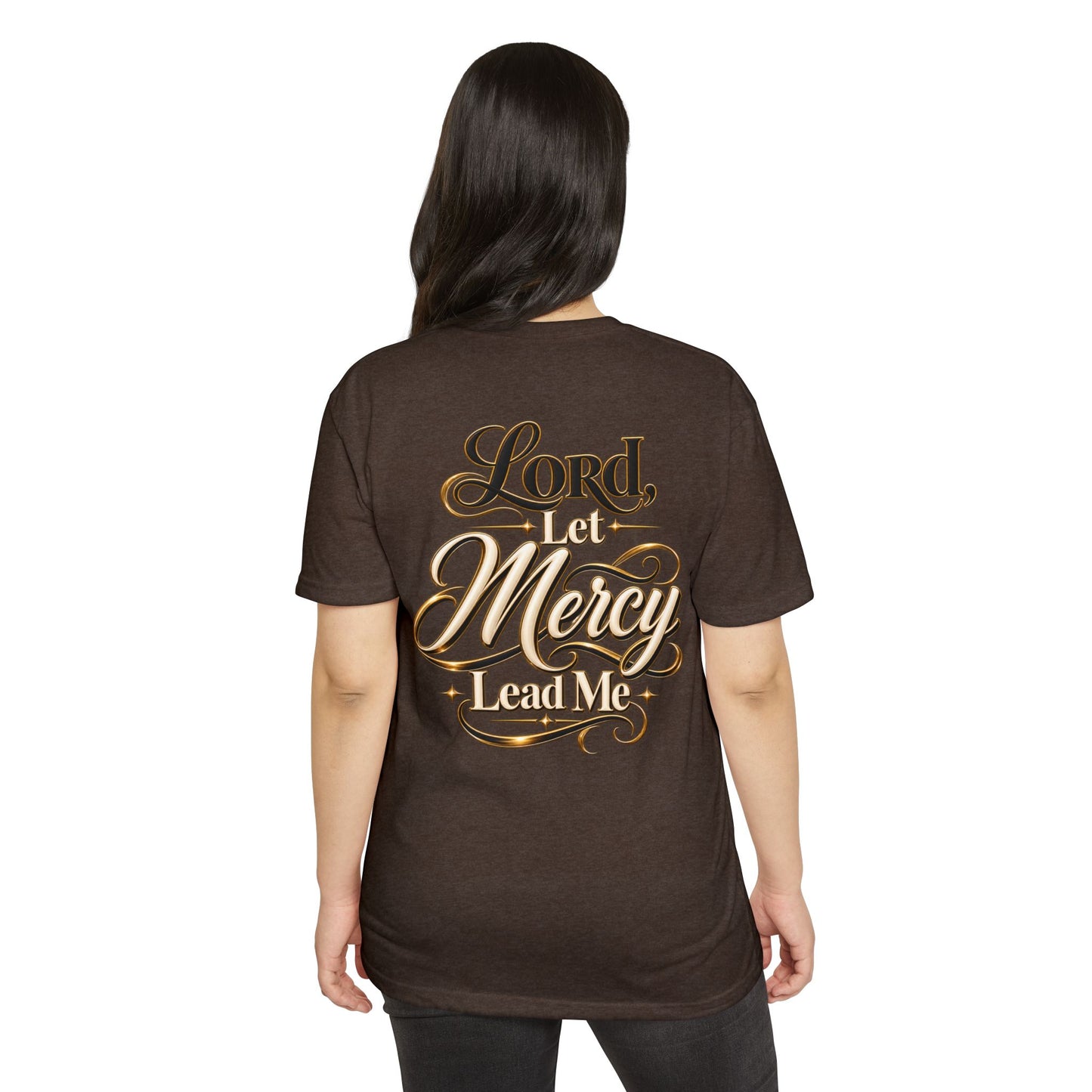 Religious T-Shirt — "Lord, Let Mercy Lead Me" Inspirational Christian Tee