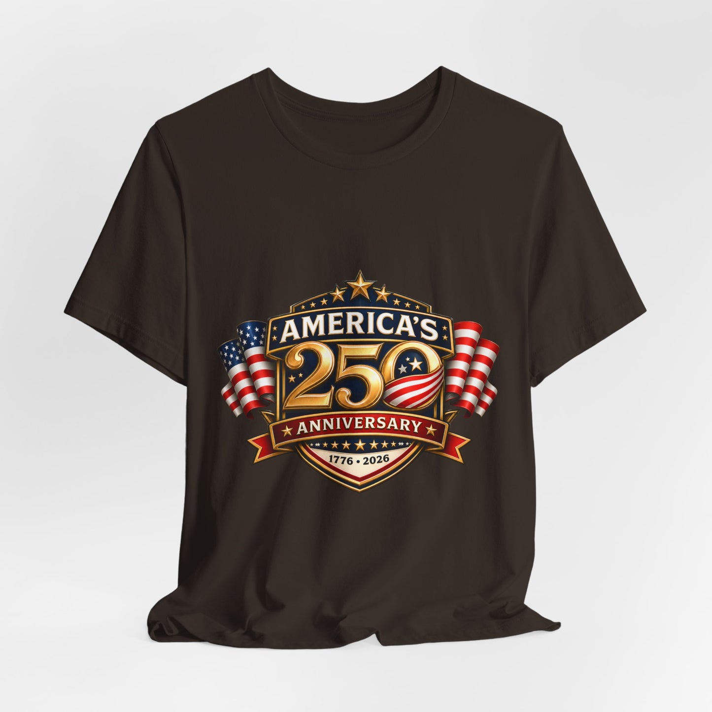 America's 250th Anniversary T-Shirt – 1776–2026 Patriotic USA Flag Tee