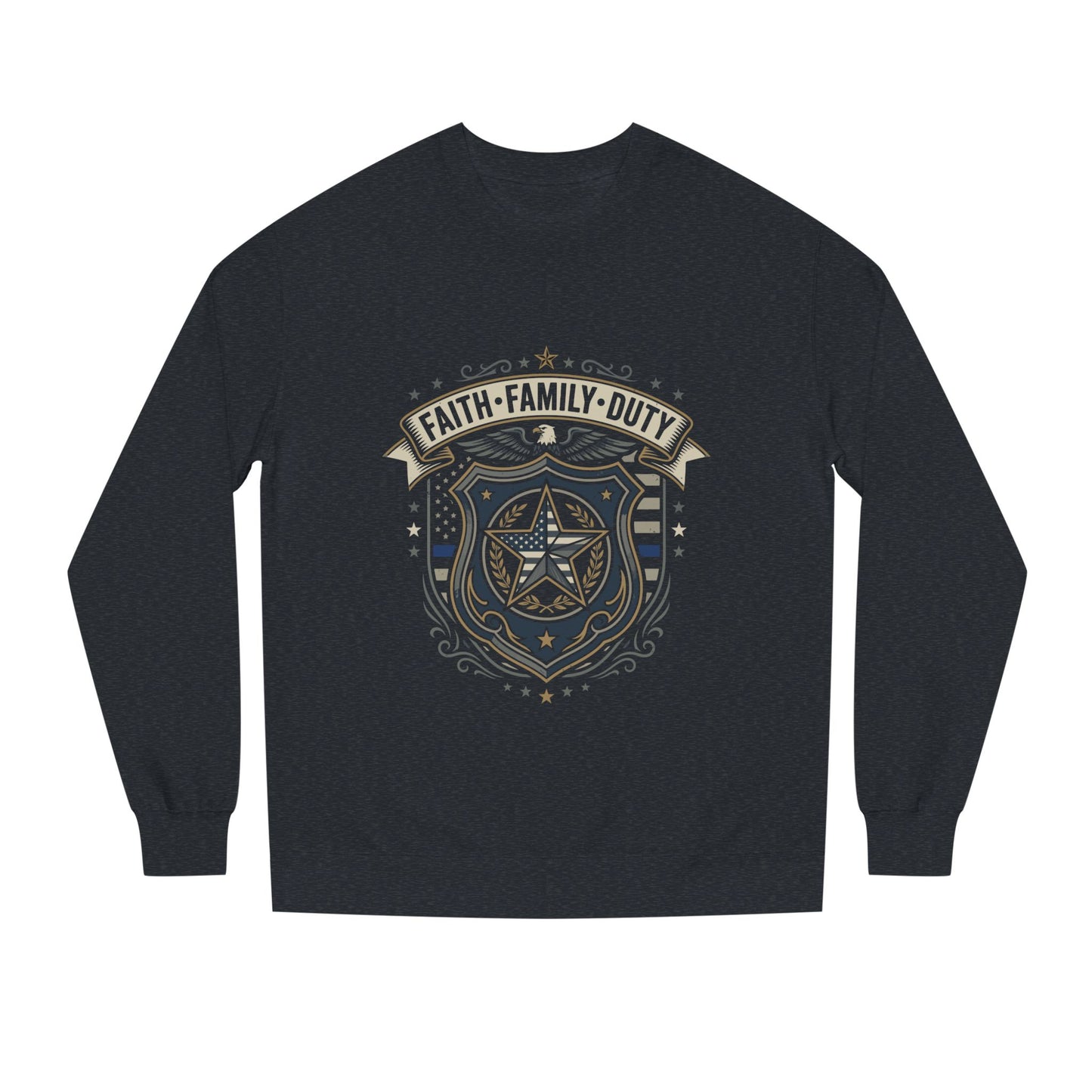 Faith • Family • Duty Badge Sweatshirt