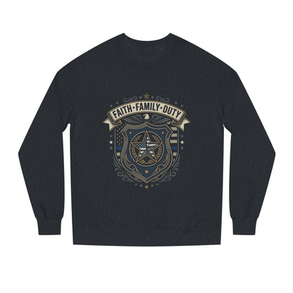 Faith • Family • Duty Badge Sweatshirt