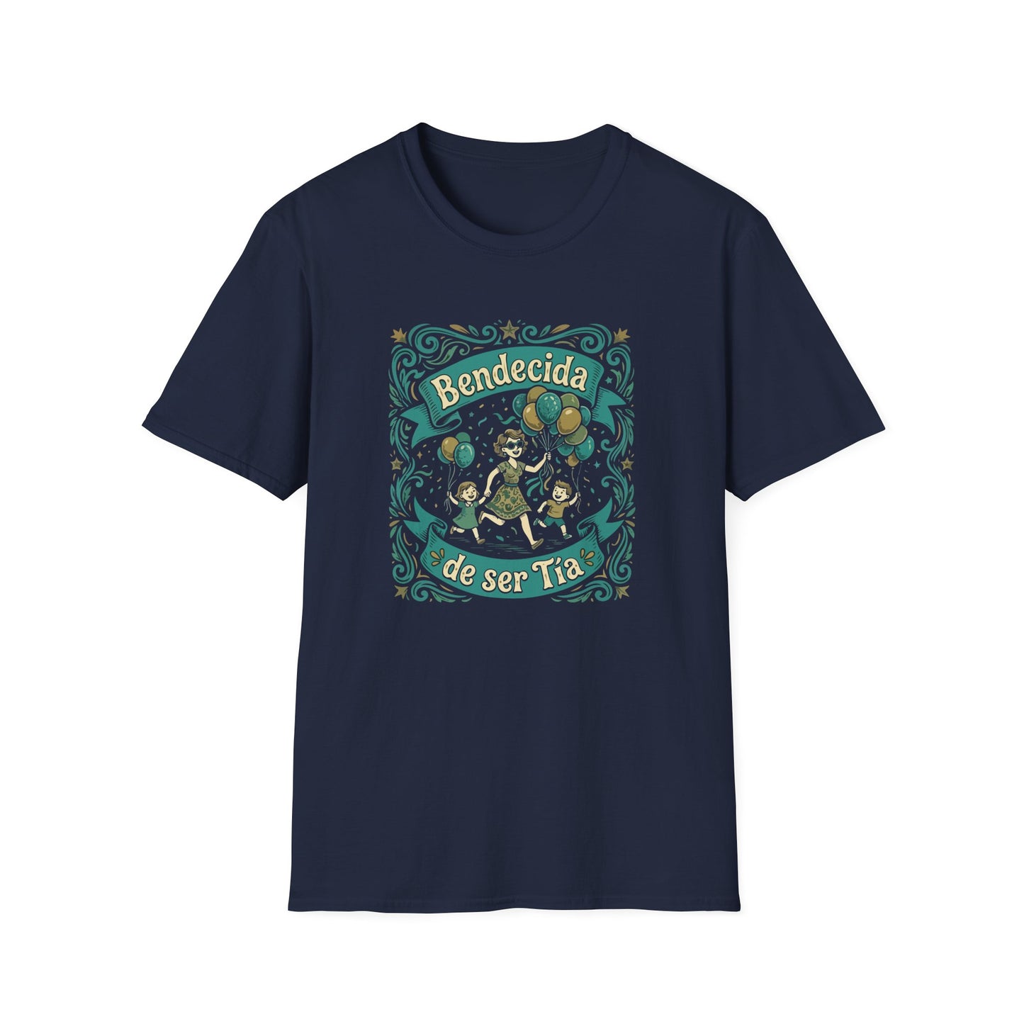 Bendecida de ser Tía (Blessed to Be an Aunt) T-Shirt