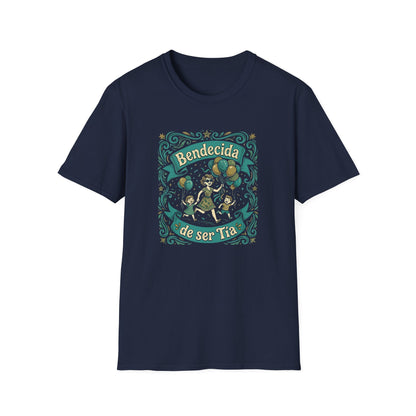 Bendecida de ser Tía (Blessed to Be an Aunt) T-Shirt