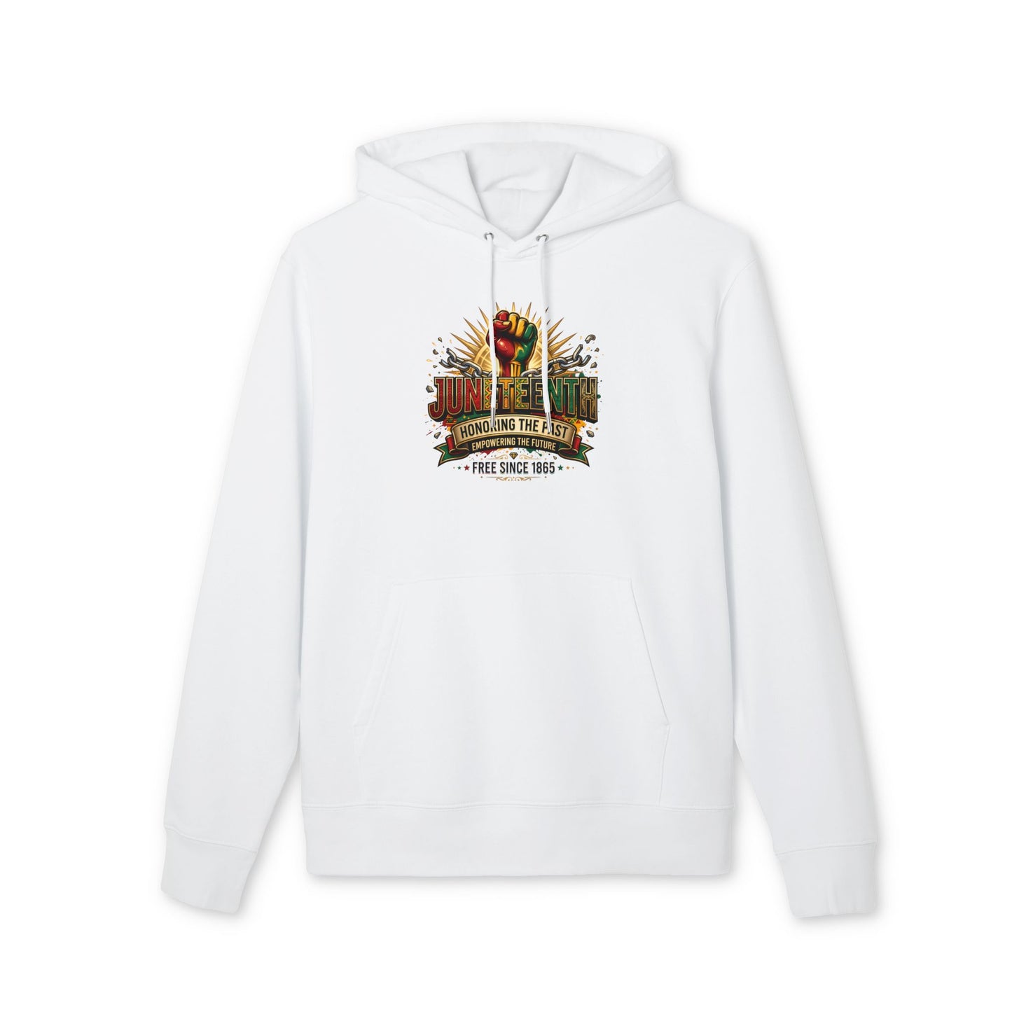 Juneteenth Hoodie – "Honoring the Past, Free Since 1865" Celebration Sweatshirt
