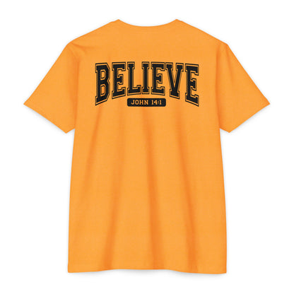 Believe John 14:1 T-Shirt — Faith-Inspired Biblical Tee