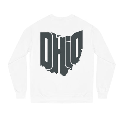 Ohio State Outline Crewneck Sweatshirt — Bold 'OHIO' Map Graphic
