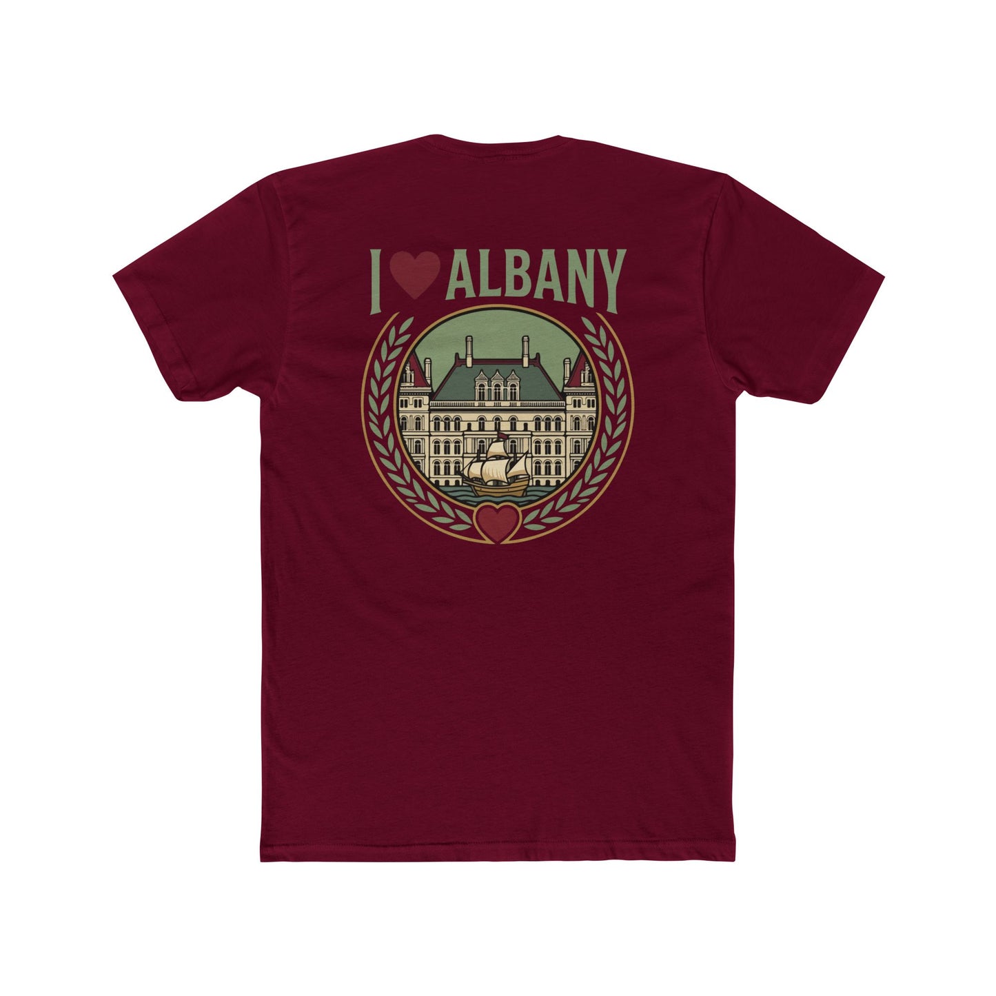I  Albany T‑Shirt — Vintage Capitol Building City Pride Tee