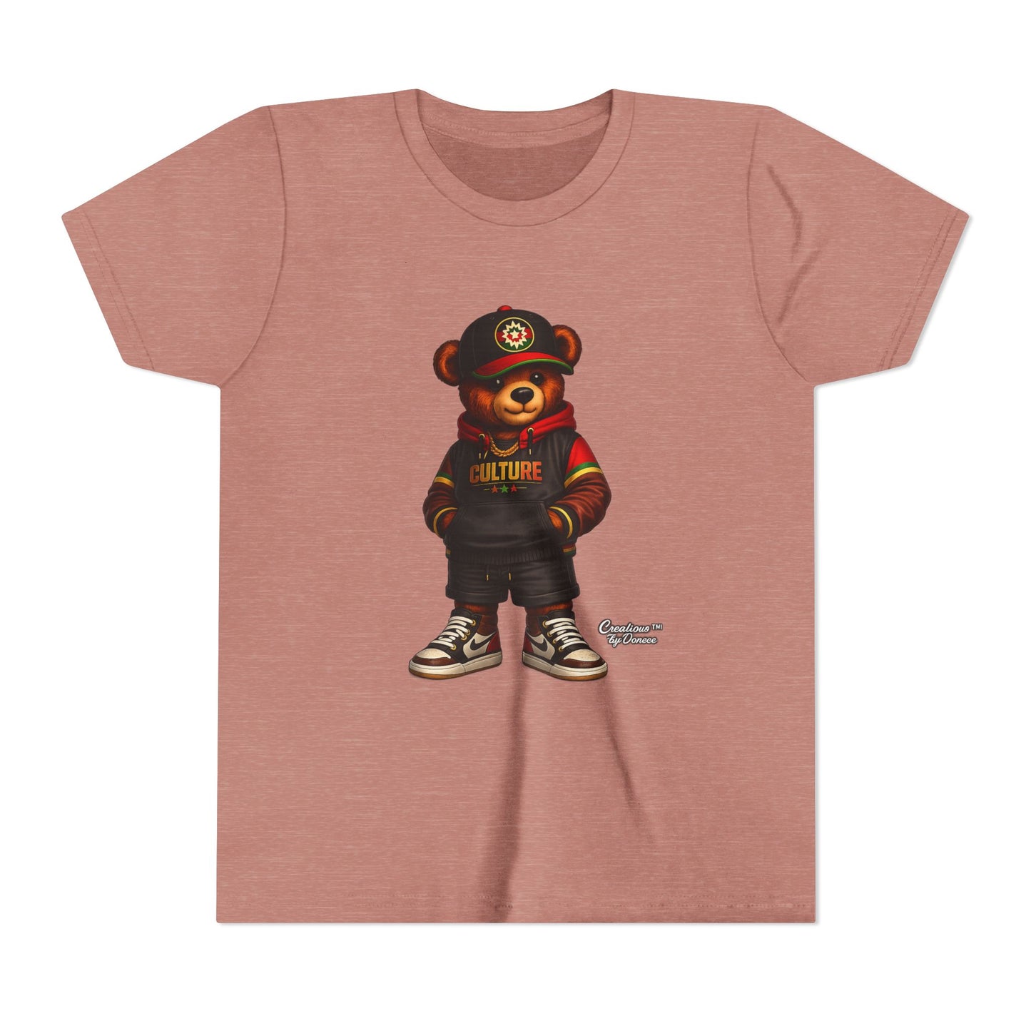 Youth Tee — Urban Bear "Culture" Graphic