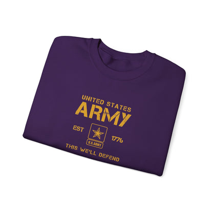 United States Army This We'll Defend Military  Sweatshirt