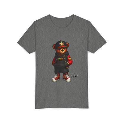 Youth Tee — 'Unity' Streetwear Teddy Bear Graphic Shirt